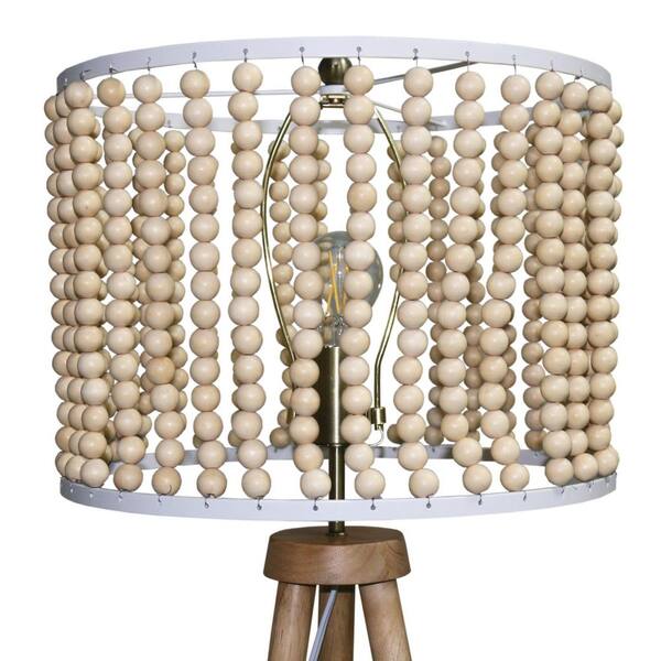 ◆TOSO◆ウッドブラインド◆W1390×H1250◆O-2505BL29◆ Jushua 59 in. H White Wood Tree Reading Floor Lamp with Wooden