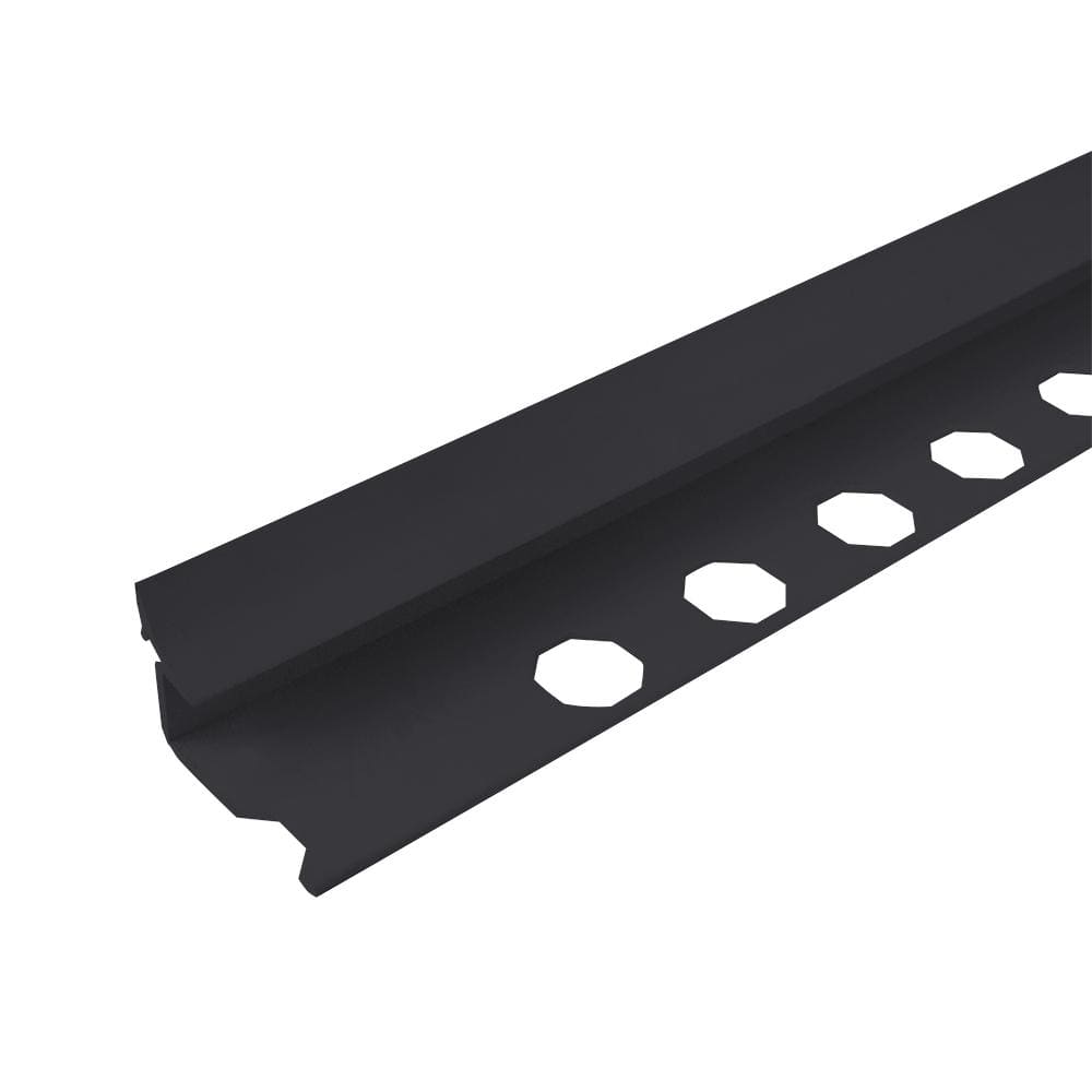 Novoescocia S Antib Anthracite 3/8 in. x 98-1/2 in. Aluminum Tile Edging Trim price history on PriceWatchPro