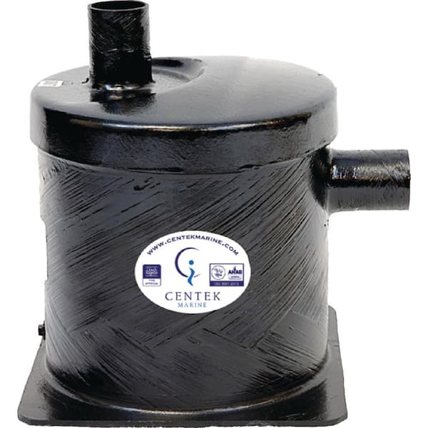 Unbranded Vernalift Side In/Top Out Muffler 2 in. x 2 in. Side/Top