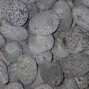 0.50 cu. ft. 40 lbs. 1 in. to 3 in. Medium Black Mexican Beach Lava Rock (20-Bag Pallet)