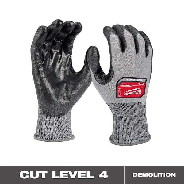 Milwaukee Medium High Dexterity Cut 4 Resistant Polyurethane