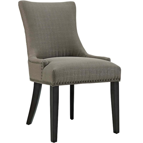 MODWAY Marquis Granite Fabric Dining Chair EEI-2229-GRA - The Home Depot