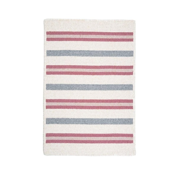 Home Decorators Collection Promenade II Mauve 2 ft. x 3 ft. Rectangle Braided Area Rug