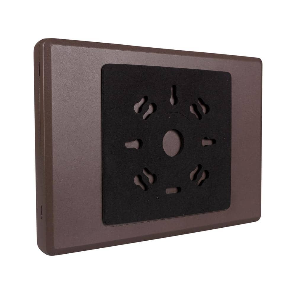 Bronze Matte Outdoor LED Emergency Wall Light