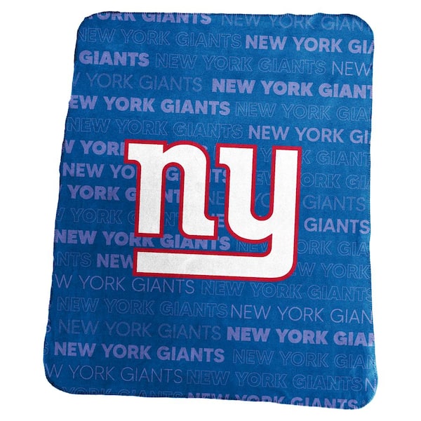 logobrands New York Giants Multi-Colored Classic Fleece Throw