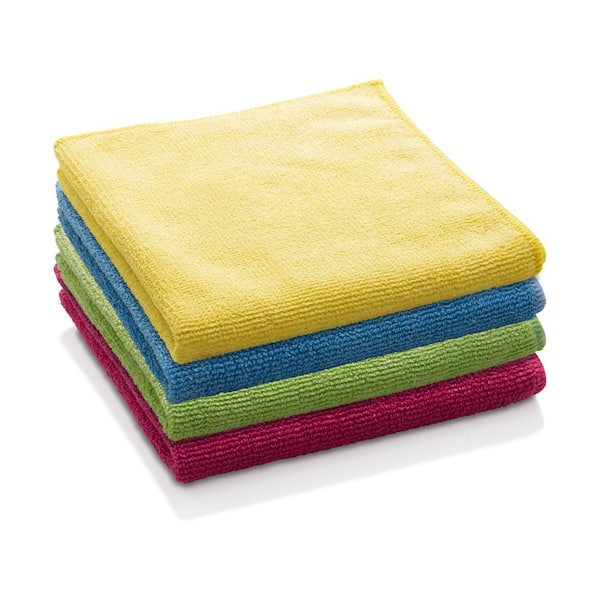E-Cloth Microfiber General Purpose Cloths - Assorted Colors - 4 Pack 10902M  - The Home Depot