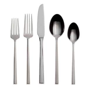 Diameter 20-Piece Silver 18/10-Stainless Steel Flatware Set (Service For 4)