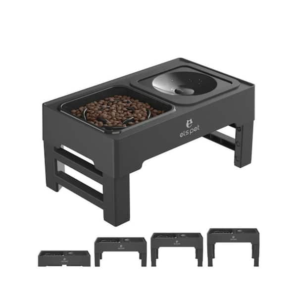 2-in.-1 Elevated Feeding Station (Slow Bowl Plus Floating Bowl)