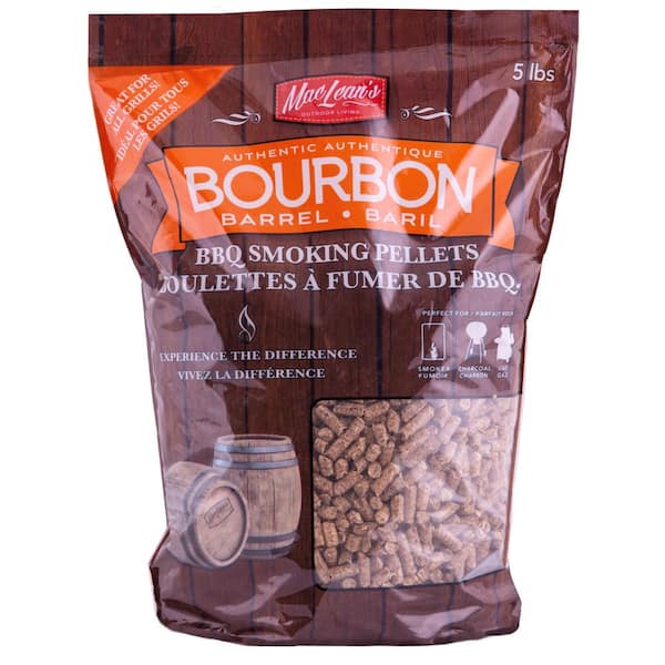 Maclean's OUTDOOR 5 lbs. Bourbon Barrel BBQ Smoking Pellets