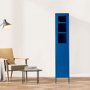 Aviva 71 in. Blue 2-Door Metal Storage Cabinet