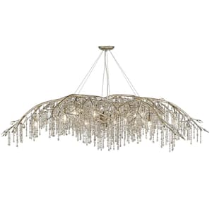 Autumn Twilight 24-Light Mystic Gold Halogen Chandelier