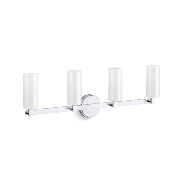 KOHLER Crue 4-Light Polished Chrome Wall Sconce