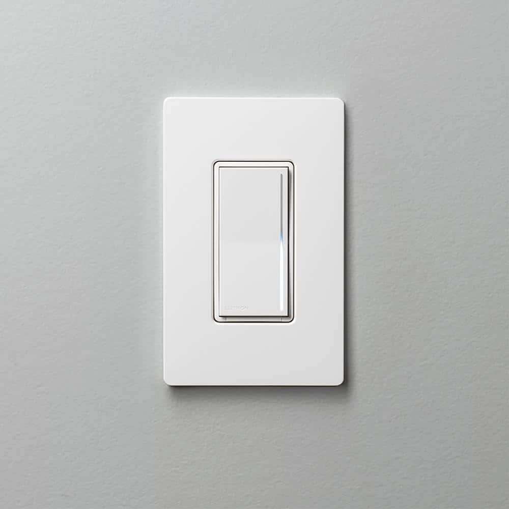 Lutron Black Gloss Touch Dimmer Switch for LED and Incandescent Bulbs