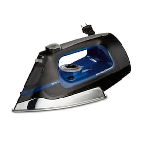 Retractable Cord Iron with Stainless Steel Soleplate, Steam, Spray and Blast Settings and Auto Shutoff