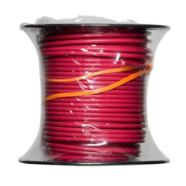 14 Solid CU Oil Resistant Nylon in Red with Pre-Cut Length THHN Wire 100 ft 