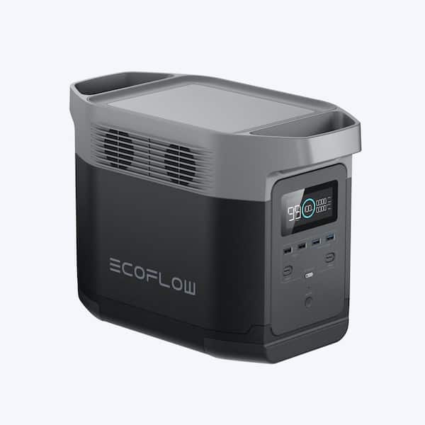 EcoFlow 1600W Output/3000W Peak Push-Button Start Battery Generator DELTA 1000 for Home Backup Power, Camping and RVs