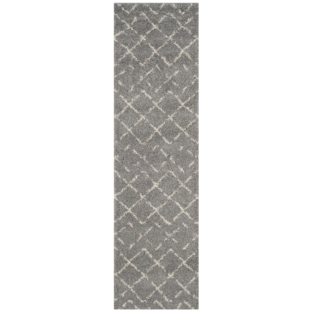 Arizona Gray/Ivory 2 ft. x 6 ft. Geometric Runner Rug price history on PriceWatchPro