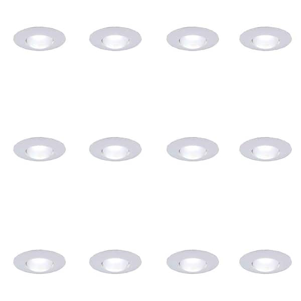 Commercial Electric 6 in. White Recessed Open Recessed Light Trim