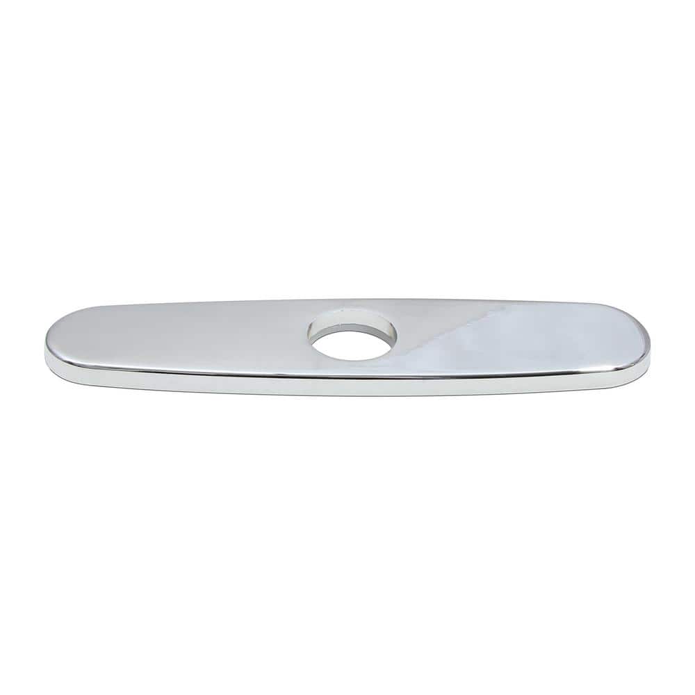 Chrome Zinc Alloy Single Hole Kitchen Faucet Deck Plate