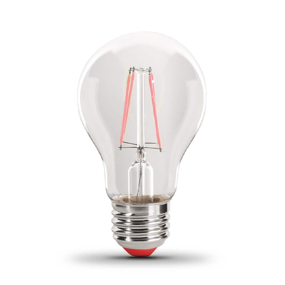 Red Clear Glass Dimmable Filament LED Bulb 4.5W