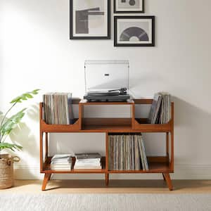 Asheville Walnut Large Record Storage Console