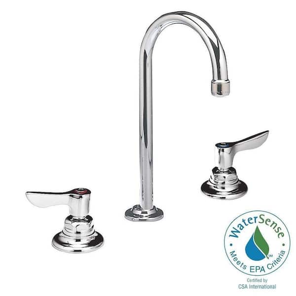 American Standard Monterrey 8 in. Widespread 2-Handle Bathroom Faucet in Polished Chrome with Pop-Up Drain