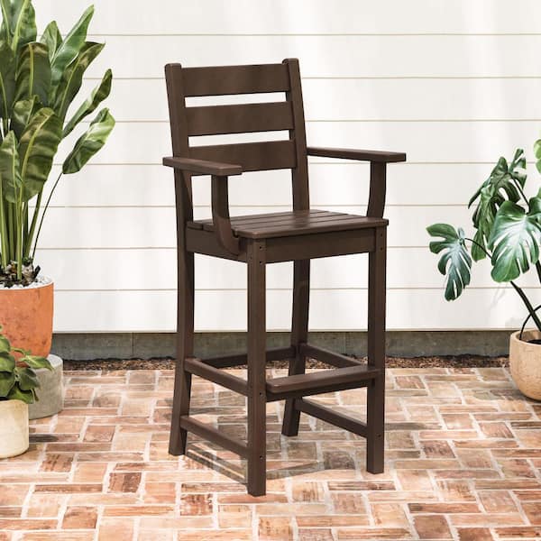 Grant Park Bar Arm Chair in Mahogany