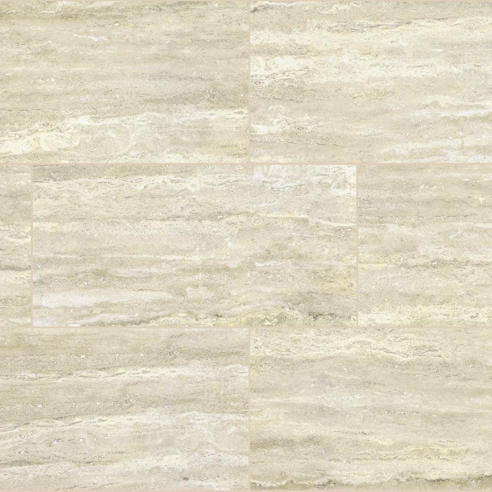 Take Home Tile Sample - Pietra Trevi White 4 in. x 4 in. Polished Porcelain Floor and Wall Tile price history on PriceWatchPro