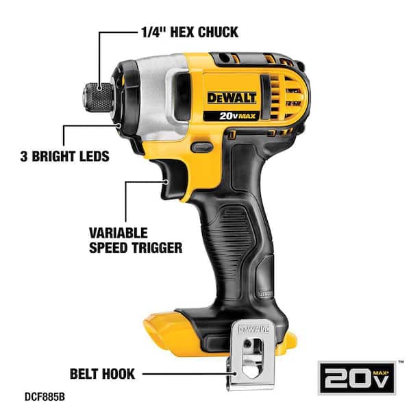 DEWALT 20V MAX Cordless Drill/Impact 2 Tool Combo Kit with (2) 20V