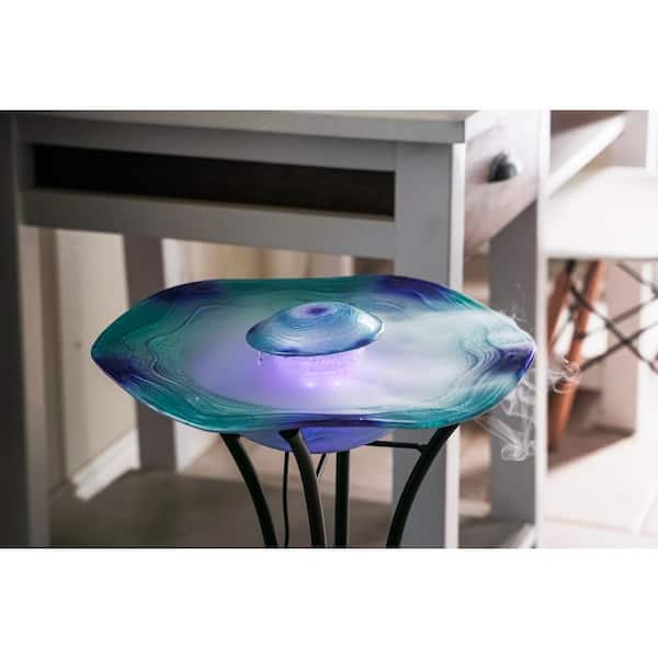 X Brand Floor Mist Fountain Aroma Diffuser With Inline Control Fm102bl The Home Depot