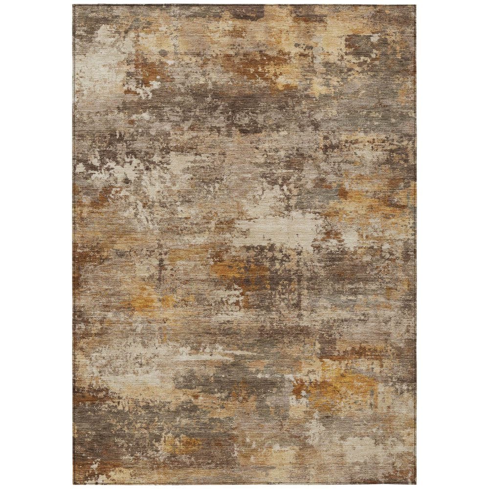Chantille Machine Washable Indoor/Outdoor Abstract ACN2368 Paprika 3 ft. x 5 ft. Area Rug price history on PriceWatchPro