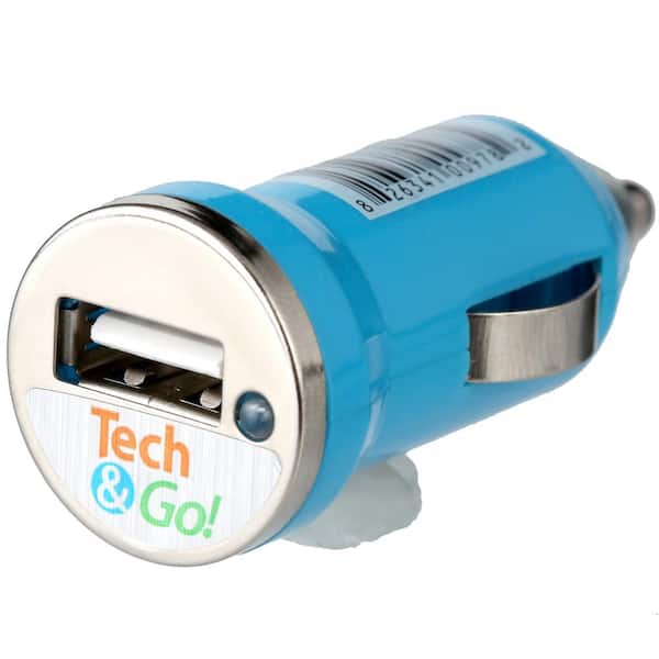 Tech & Go 1 Amp 1-Port Car Charger 141 0299 TG1 - The Home Depot