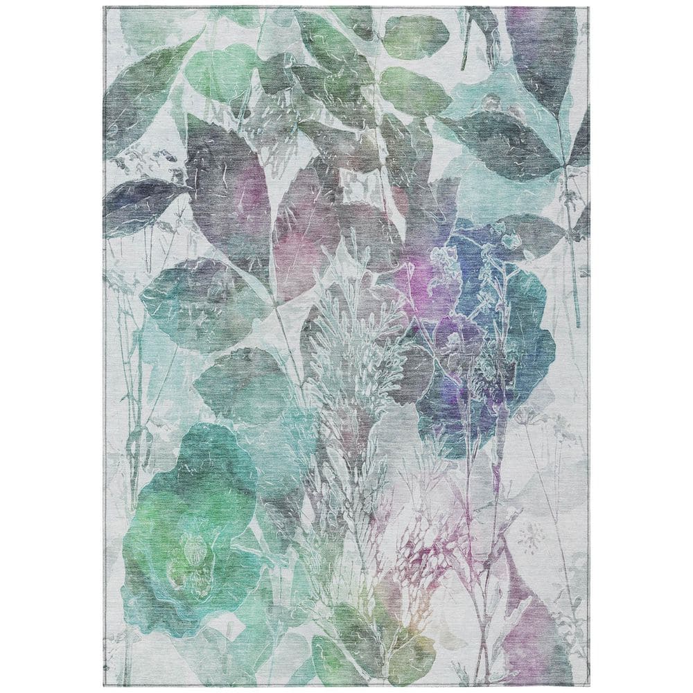 Chantille Machine Washable Indoor/Outdoor Abstract ACN2885 Teal 10 ft. x 14 ft. Area Rug price history on PriceWatchPro