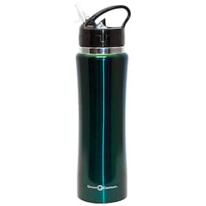 25 oz. Hunter Green Stainless Steel Double Wall Thermal Vacuum Bottle (6-Pack)