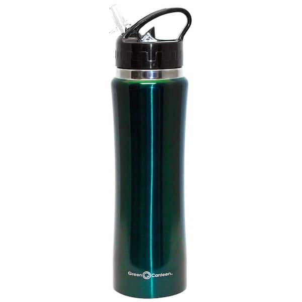 25 oz. Hunter Green Stainless Steel Double Wall Thermal Vacuum Bottle (6-Pack)