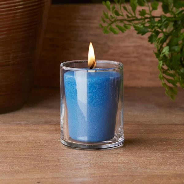Seeking Balance Empower Lavandin and Patchouli Scented Spa Votive Candle  (Set of 18)