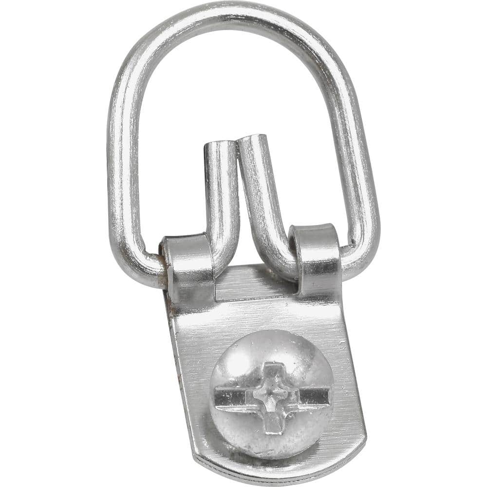 OOK Small 1-Hole Zinc-Plated Steel D-Ring Hangers Value Pack