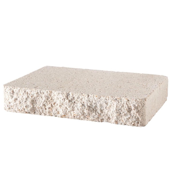 Pavestone 2 in. x 12 in. x 8 in. Limestone Concrete Retaining Wall Cap (120-Piece/119 sq. ft./Pallet)