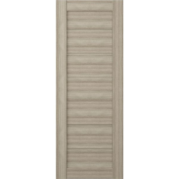 Belldinni Alda 28 in. x 84 in. No Bore Shambor Prefinished Composite Core Wood Interior Door Slab