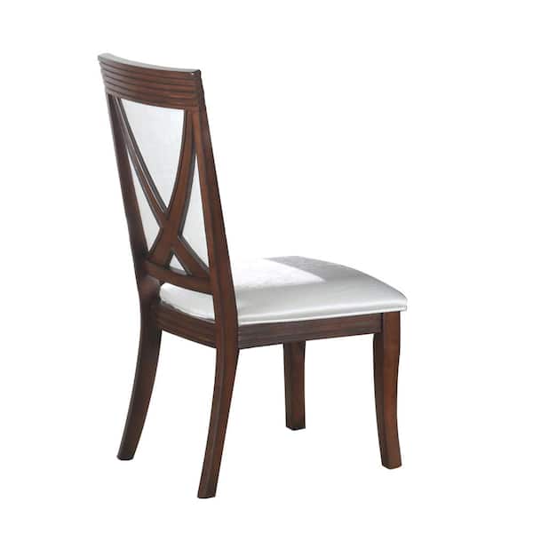William's Home Furnishing Dinettes Espresso Side Chair (Set of 2)
