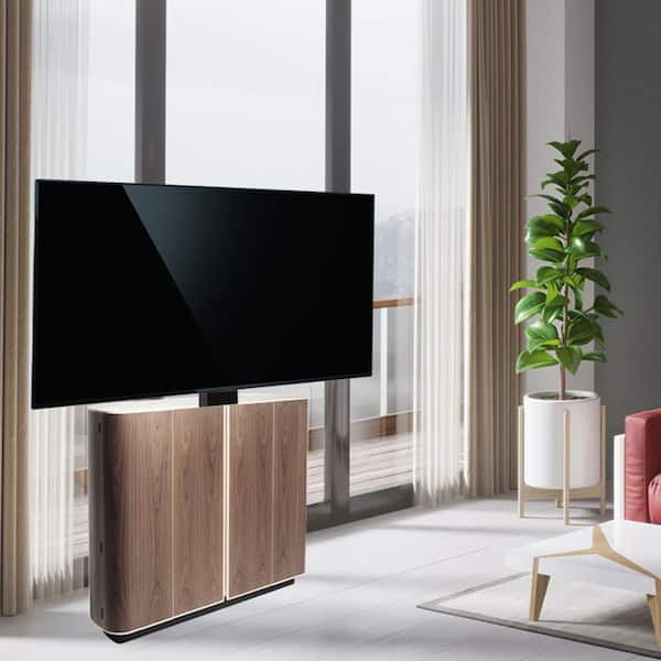 Motorized TV Mount Stand Lift Stroke Length for 32-65 in. TV Lift with Height Adjust 28.7-64.2 in. with Remote Control