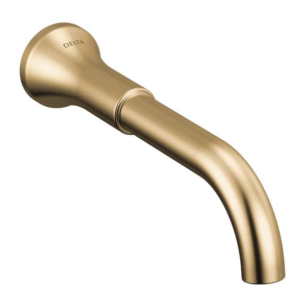 Trinsic Gold 2-Handle Wall Mount Bathroom Sink Faucet in Champagne Bronze (Valve and Handles Not Included)