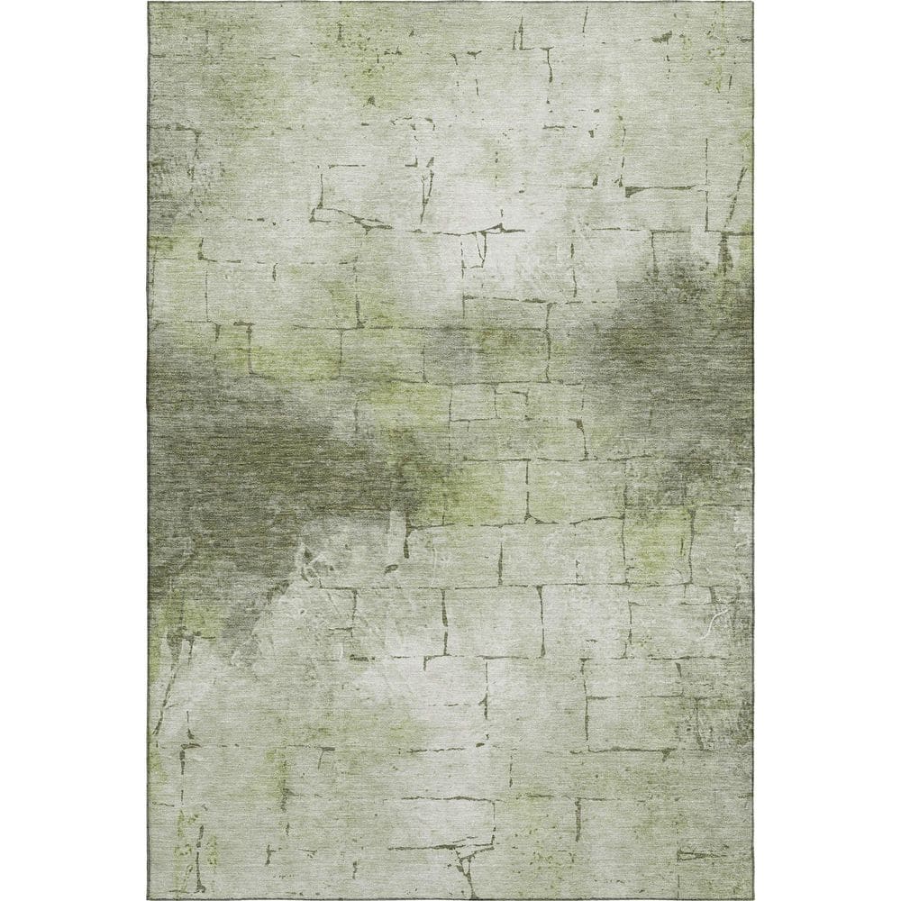 Mayfield Premium Machine Washable Abstract AMF2215 Aloe 10 ft. x 14 ft. Area Rug price history on PriceWatchPro
