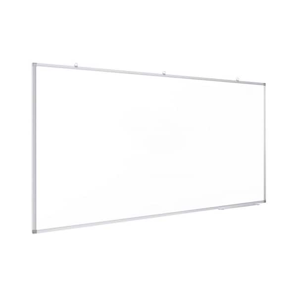 72 in. x 40 in. Aluminum Frame Wall Mounted Dry Erase Board Bulletin Boards Whiteboard Panel Boards Easels, Marker