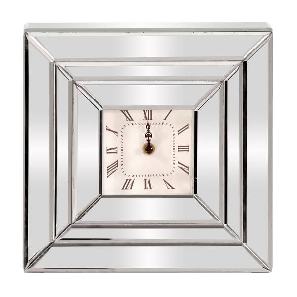 Unbranded Square Mirrored Clock
