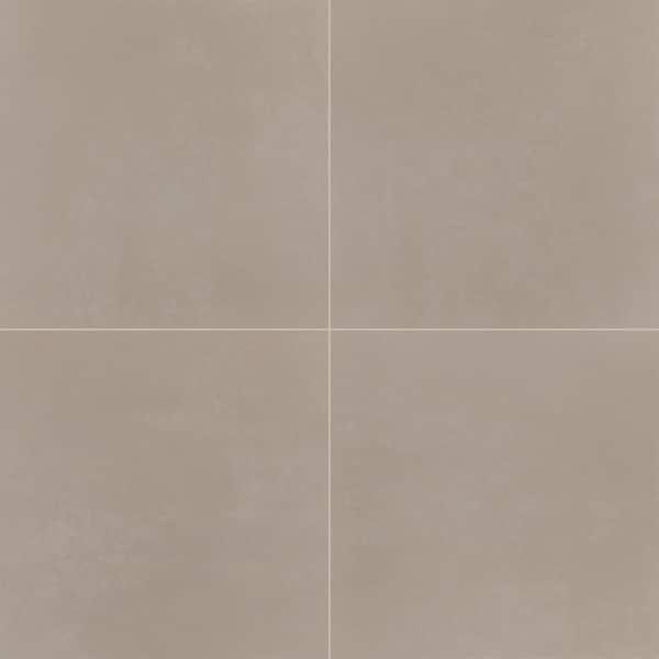Daltile Cohesion Taupe 24 in. x 24 in. Color Body Porcelain Floor
