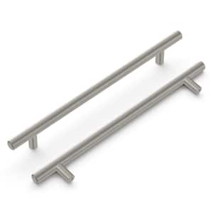Bar Pulls 7-9/16 in. (192 mm) Stainless Steel Finish Cabinet Pull (5-Pack)