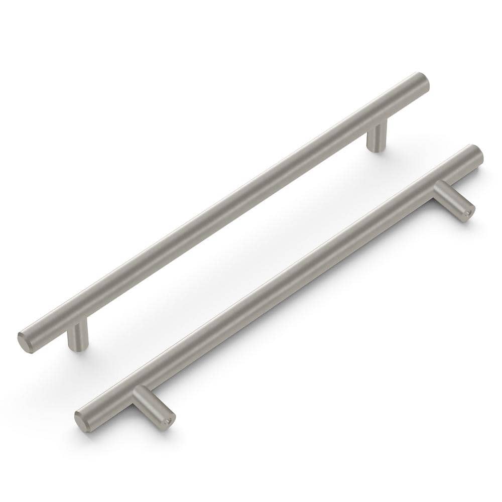 Bar Pulls Collection Pull 7-9/16 in. (192mm) Center to Center Brushed Stainless Steel Cabinet Bar Pull price history on PriceWatchPro