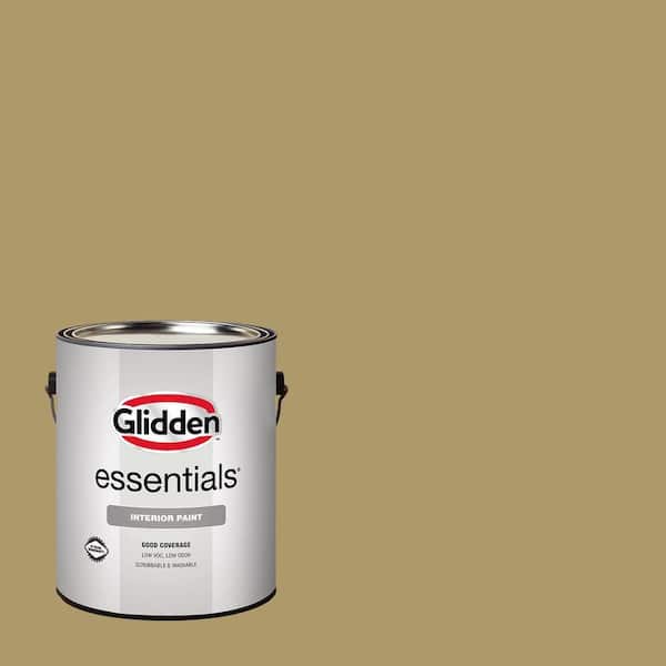 Glidden Essentials 1 gal. PPG1104-5 Cool Camel Flat/Matte Interior Paint