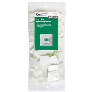 1 in. Mounting Base, Natural (100-Pack)